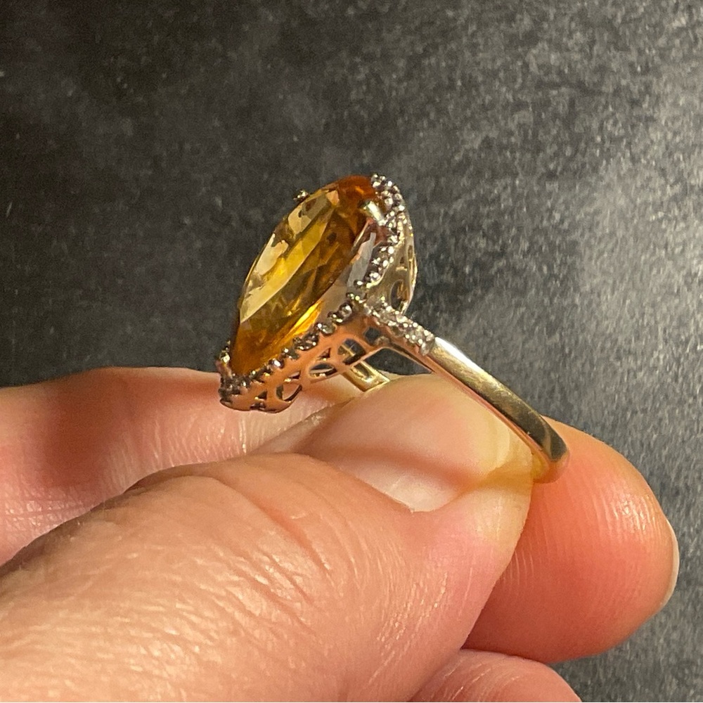 Yellow Tourmaline Ring - Picture 6 of 9